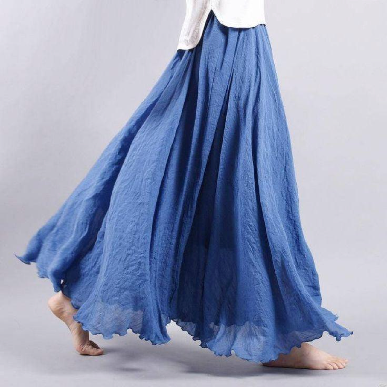 Irlanda | Élégante Jupe Trapèze Taille Haute avec Design Plissé pour Femme