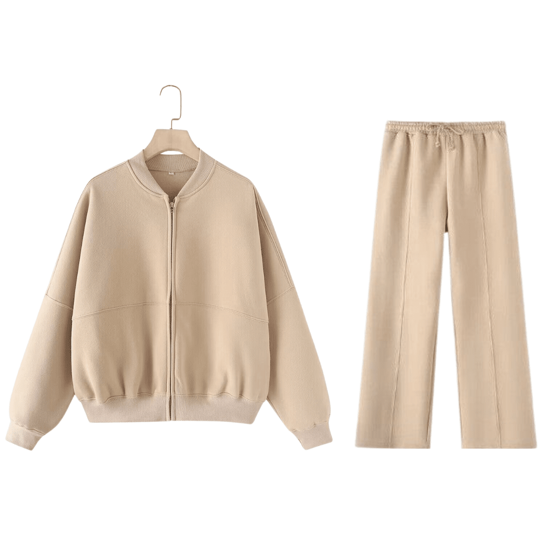 Essentielle | Survêtement 2 pièces surdimensionné FEMININO Essentielle Beige XS