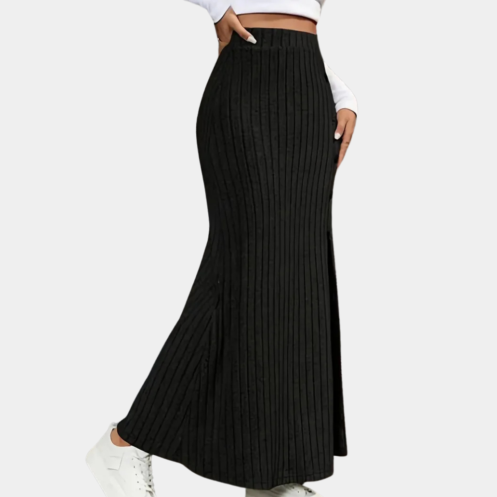 Farrah | Jupe Midi Élégante à Silhouette Moderne pour Femme
