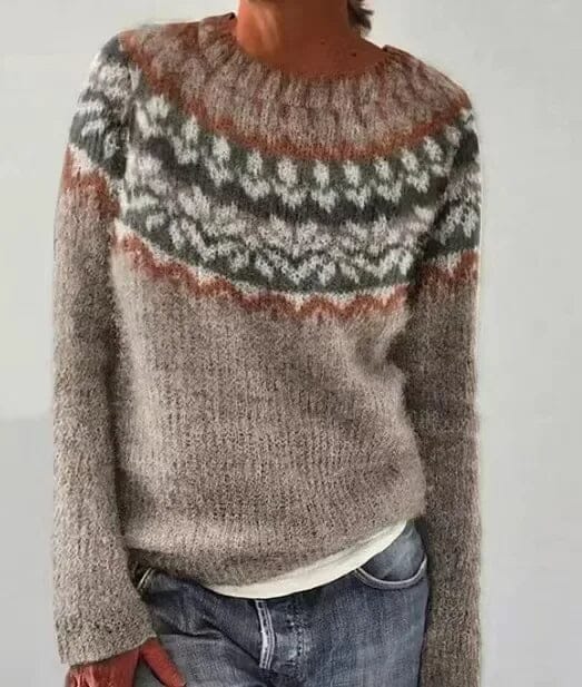 Mira - Pull rétro d'automne RETRO PULLOVER Essentielle S