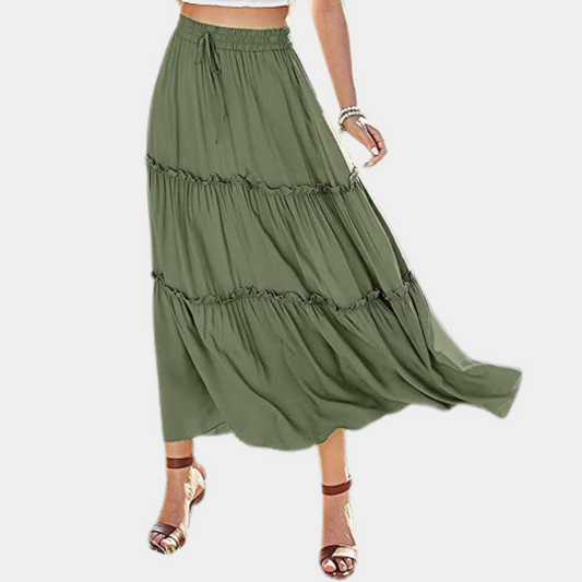 Salma | Jupe Bohémienne Longue Romantique pour Femme