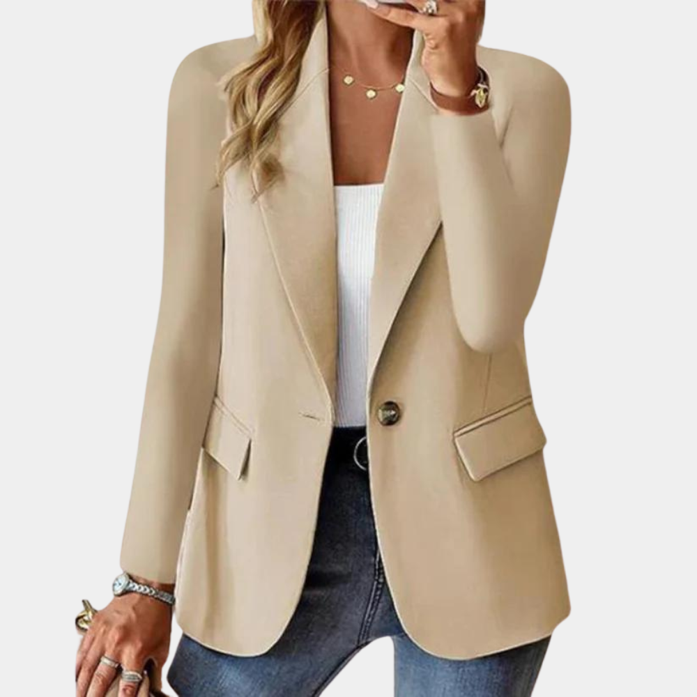 Sujana | Blazer Élégant Intemporel avec Coupe Ajustée pour Femme