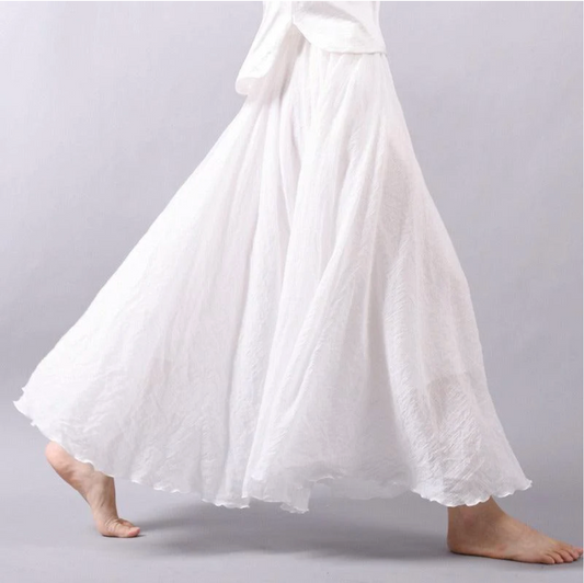 Irlanda | Élégante Jupe Trapèze Taille Haute avec Design Plissé pour Femme