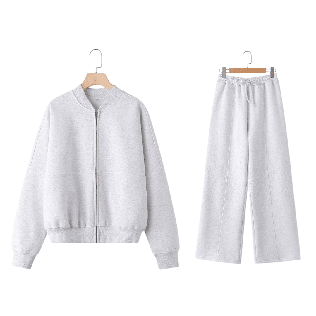Essentielle | Survêtement 2 pièces surdimensionné FEMININO Essentielle Gris foncé XS 